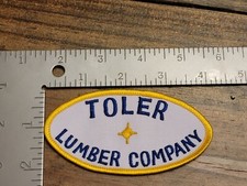 S Lumber Company Uniform Logo Patch for shirt or hat Toler