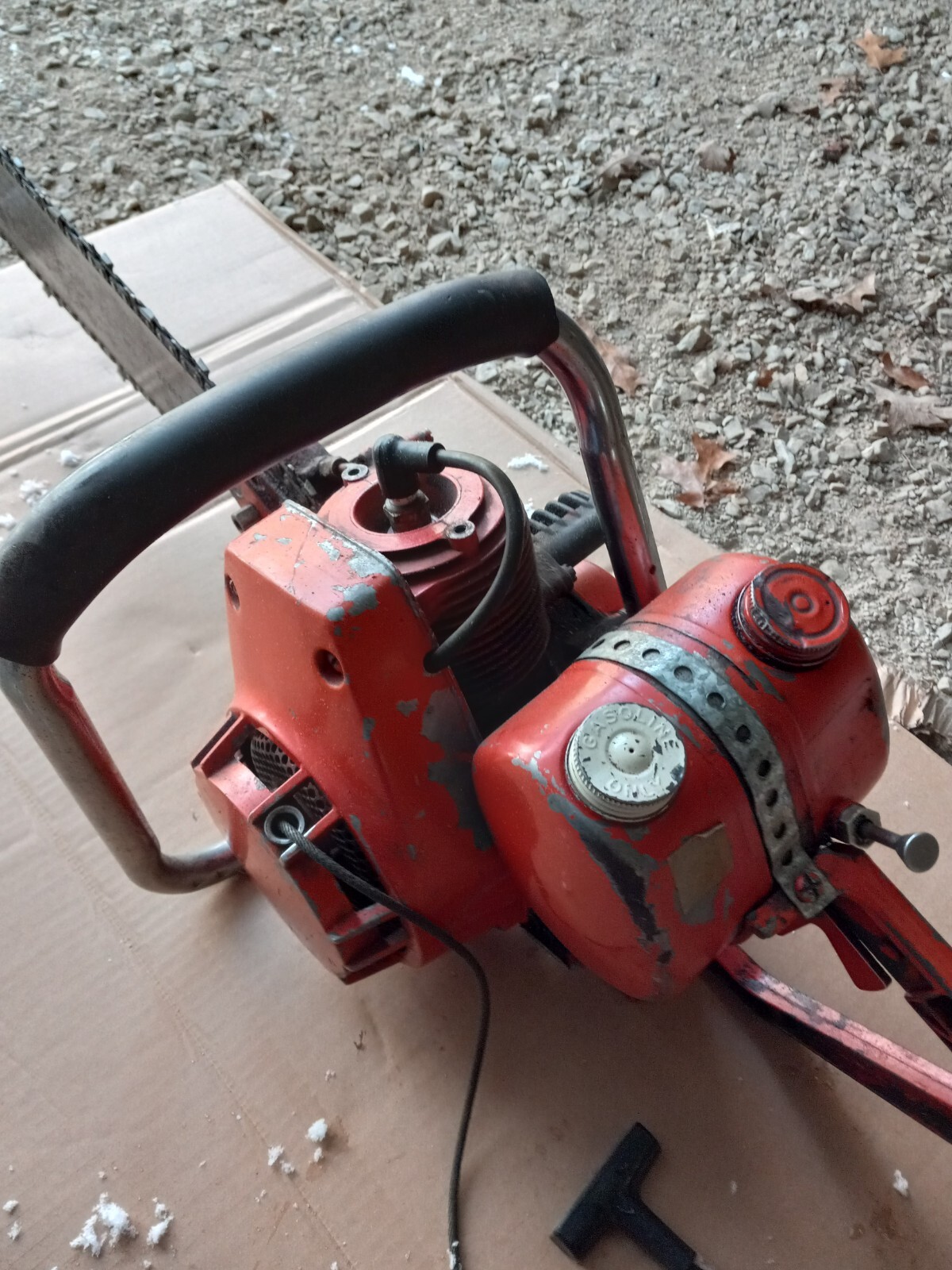 Big Vintage Sears Gear Drive chainsaw 665925H eBay