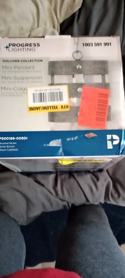 Progress Lighting, Brushed Nickel, Hanging Ceiling Light - Image 3 of 3