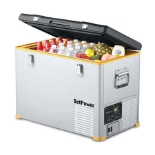 SetPower RV45S Single Zone Portable Refrigerator, 12 Volt Fridge Freezer for ...