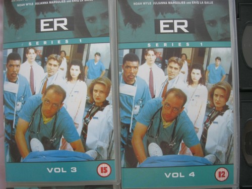 E.R. VHS VIDEO COLLECTION - Series 1. EAN:5014780222182. 6 Tapes.George Clooney. - Picture 3 of 12
