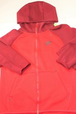 Men's Nike Full zip Hoodie Sweat shirt Small 20 x 24 S Red