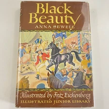 Black Beauty by Anna Sewell HC/DJ Illustrated Junior Library Grosset & Dunlap