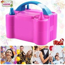 Electric Dual Nozzle Portable Balloon Inflator for Party Decor