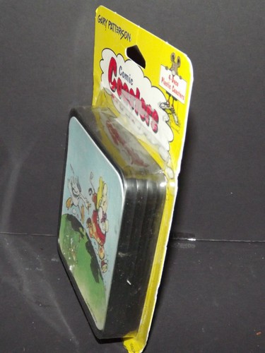 Confezione 4 Sottobicchieri Deco Plastica Fumetto Tavolo Gary Patterson Golf Duck (r) - Foto 2 di 2
