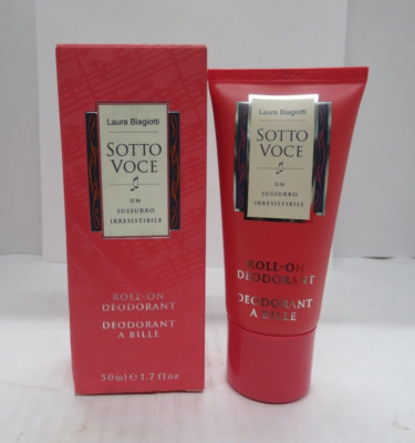 LAURA BIAGIOTTI SOTTO VOCE ROLL ON DEODORANT 1.7 Fl oz/50 ml | eBay