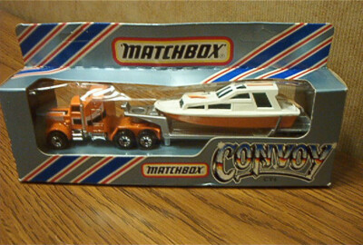 MATCHBOX Convoy CY 4 Kenworth Boat Transporter Diecast Truck