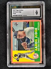 2017 Aaron Judge RC - Topps Archives Peach /199 - CSG 9 MINT