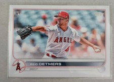 2022 Topps Series 1 Reid Detmers #201 Rookie Los Angeles Angels RC NO HITTER