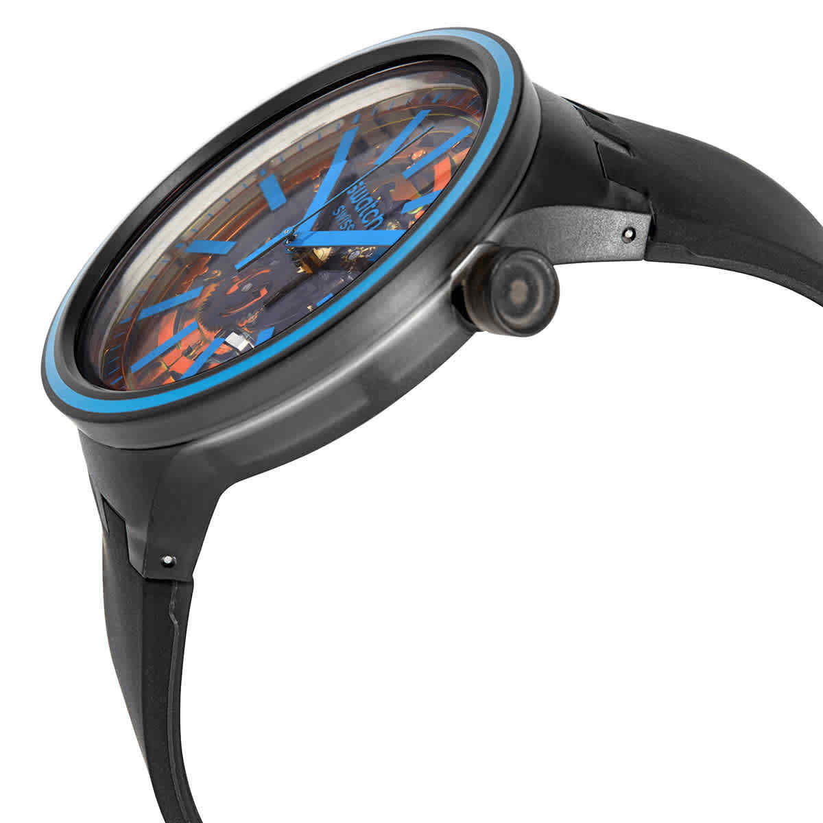 Swatch Big Bold Fire Taste 47mm With Silicone Strap for sale online | eBay