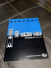 Klipsch Synergy Owner  s Manual.