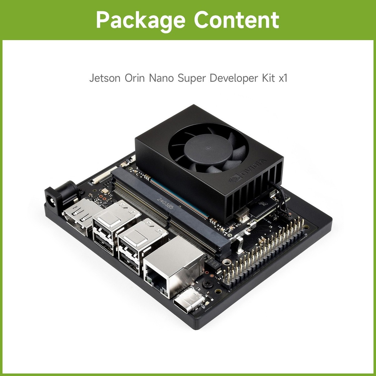 N-VIDIA Jetson Orin Nano AI Development Kit for Embedded and Edge