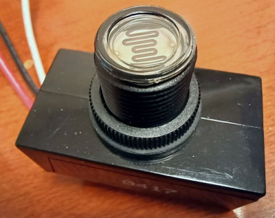 photoelectric switch, Long Join JL-103D, Black, w/nut, 277VAC [7900-8901]