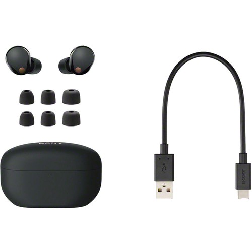 Sony WF-1000XM5 Industry Leading Noise Canceling Truly Wireless Earbuds (Black) - Photo 10 sur 12