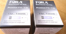 100 FORA Blood Glucose test strip Premium V10/V30 Exp 02-16-2028
