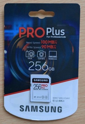 Samsung Pro Plus 256GB SDXC Karte, UHS-I, U3, V30