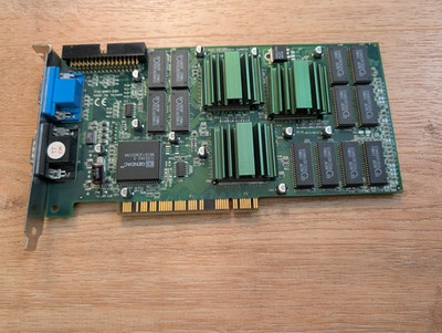 Rare Gainward Dragon 3000  - 3dfx Voodoo2 12MB PCI - Retro Gaming -  Tested