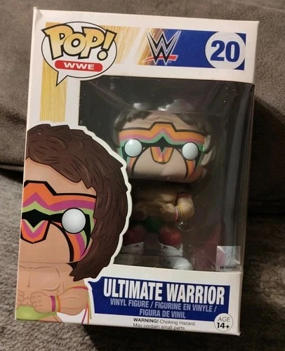 WWE Funko Pop ULTIMATE WARRIOR #20 - Vaulted - Slight Box Wear - Adult Owned