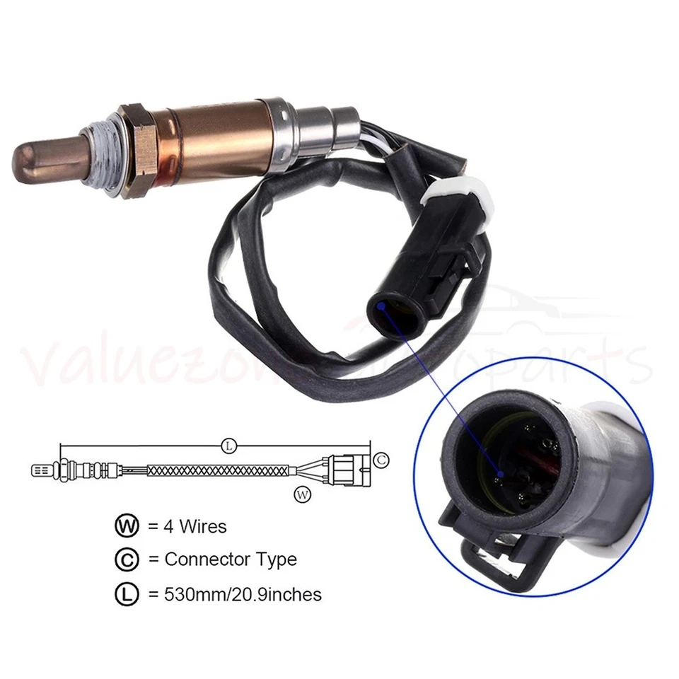2x Upstream Downstream for 2009-2012 Ford E-350 Super Duty 6.8L Oxygen o2 Sensor Foto 2 de 4