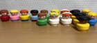 Vintage Fisher Price 15 Chunky Little People Figures Nurse Doctor ￼