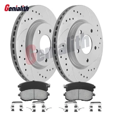 NEW Front Brake Disc Rotors and Pads Kit 11'' For 2013-2019 Nissan Sentra 1.8L
