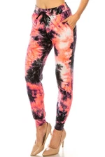 Buttery Soft Coral Tie Dye Joggers