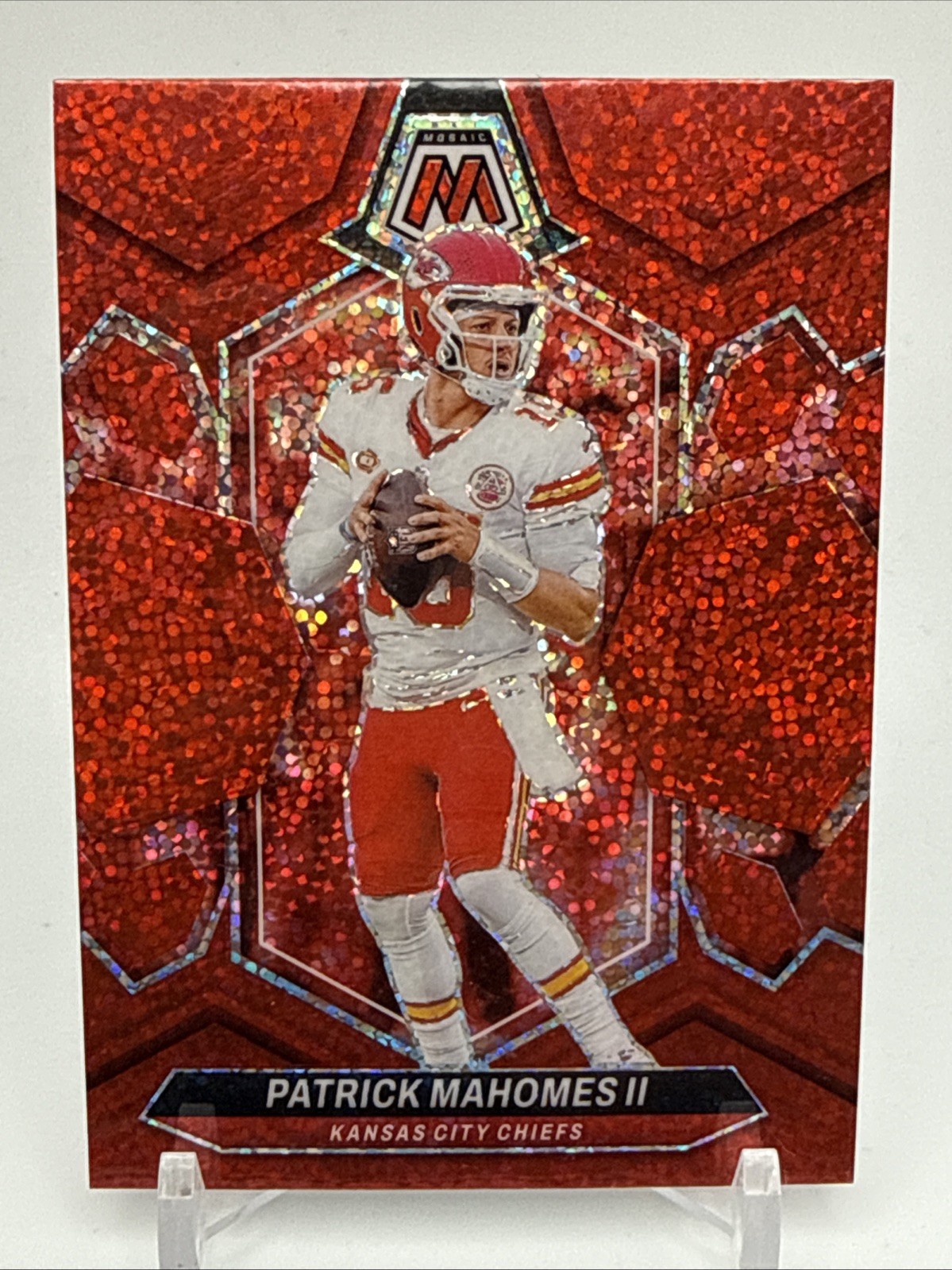 2024 Panini Mosaic - Patrick Mahomes II #106 Red Sparkle Prizm Kc Chiefs SP