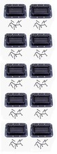 (10 PACK) PENN ELCOM H7154K Spring Loaded BLA...