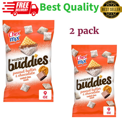 Chex Mix Muddy Buddies Peanut Butter Chocolate 2 Pack 9oz Snack Mix