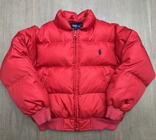 Ralph Lauren Polo Red Puffer Children  s Jacket Size 5