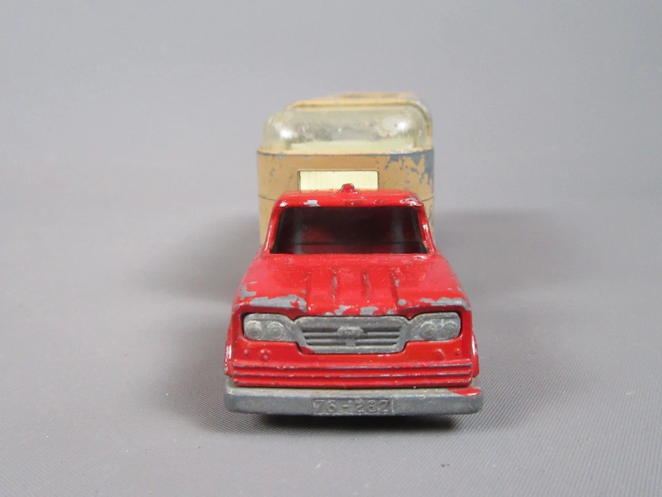 D732 Vintage Matchbox K18 UK Dodge Trattore Articolato Furgone Cavalli King Size - Immagine 2 di 4