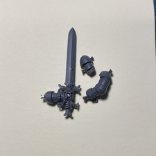 Warhammer 40K Black Templars Sword Brethren two handed Power Sword