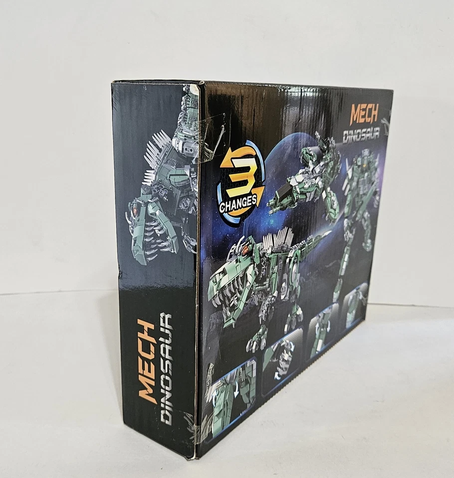 Dinosaurs Set Mech Transform T-Rex, Robot, Ship 3-in-1 Building Blocks New  - Image 4 of 4
