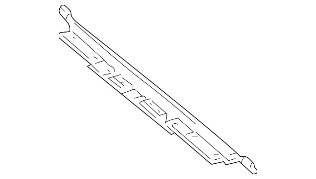 Placa de umbral original Ford 9C2Z-1142624-AA Foto 3 de 4