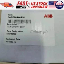 3AFE68646618 ABB SINT4610C Circuit Board Brand New in Box!SINT-4610C
