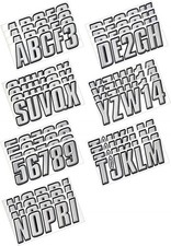 Hardline Products SIBLK800 Boat Lettering 3" Registration Kit