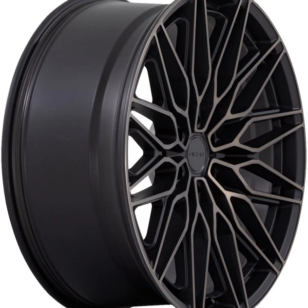 Niche NC278 Calabria 6 24x10 6x5.5" +20mm Black/Tint Wheel Rim 24" Inch Foto 3 de 4
