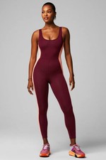Fabletics NWT Atlantis Jumpsuit 7/8 Athletic Workout Marlot Womens Size 1X
