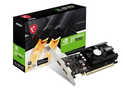 msi Gaming GeForce GT 1030 4GB DDR4 Graphics Card Low Profile