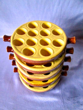 lot 5 grand Poelon 12 ESCARGOT Plat Four Ceramique Pan Snail + 5 pinces inox