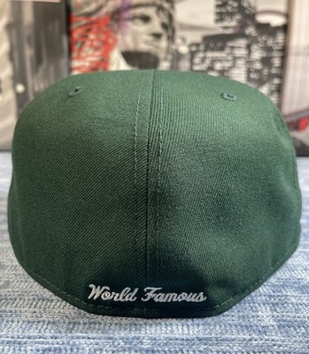 Supreme Shop Anniversary Box Logo Fitted Hat Dark Green Size 7 5/8