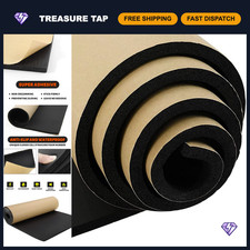 Neoprene Sponge Foam Rubber Sheet Roll 3/4" x 12" x 59" Self-Adhesive DIY Paddin