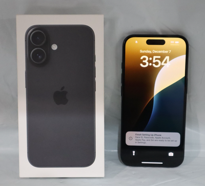 #ad BAD E¤N Apple iPhone 16 128GB Black Verizon MYAP3LL A SIM LOCKED #20108R $499.99