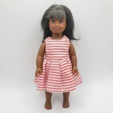 American Girl Melody Ellison Mini 6.5  Doll Redressed, No Shoes. Pen On torso