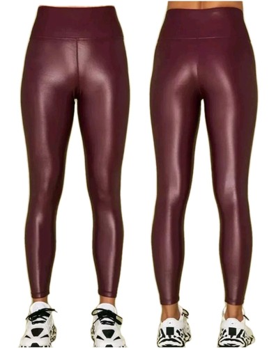 Carbon38 Takara Shine 7/8 Leggings High-Rise Inseam 27" Size XS Darm Amethyst