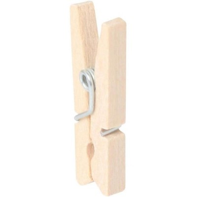 BARTL Mini-Holzklammer 25 mm, Standard-Klammer aus Holz - praktisch - preiswert