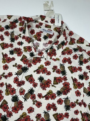 Tommy Bahama Men s XXL Veracruz Cay Ukelele Blooms Short-Sleeve Button Up NWT
