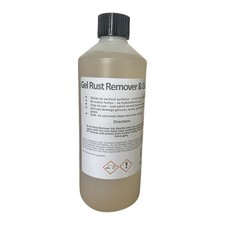 500ml Gel Rust Remover. Safe on All Metals. Sticks To Vertical Surfaces.