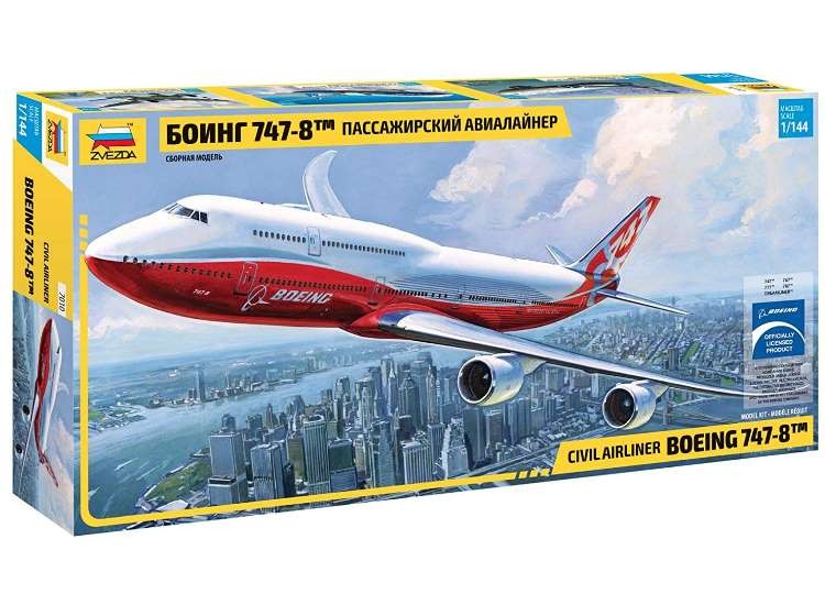 Zvezda ZV7010 1/144 - Boeing 747-8