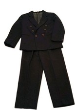 Boys Suit, DoubleBreasted,Vintage1980sSz 5-6,ReadDescrip, Retro,MidCentury.